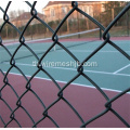 สีเขียวเข้มสีเคลือบ PVC Chain Link Fence